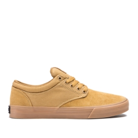 Dámské Nízké Boty Supra CHINO Tan/žvýkačka | CZ-23931